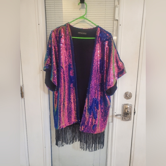 Sequin Fringe Jacket - Picture 2 of 3